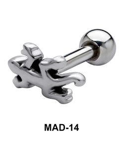 Lizard S316L Tongue Piercing MAD-14